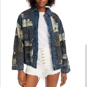 FREE PEOPLE Patchwork Quilted Jacket